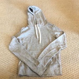 Gray sweatshirt